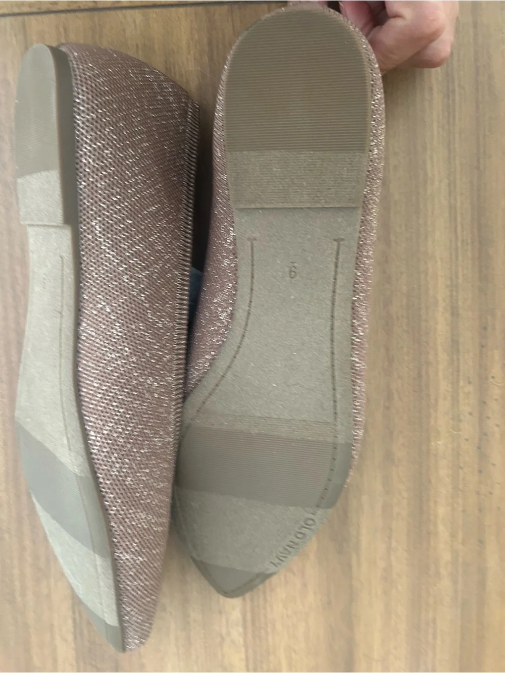 NEW! Old Navy Soft Knit Pointed Toe Ballet Flats - Size 9